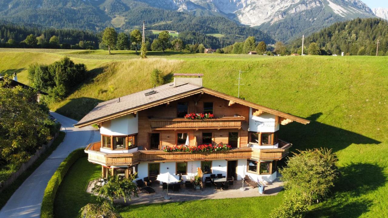 Appartementhaus Zum Schneider Scheffau am Wilden Kaiser Buitenkant foto