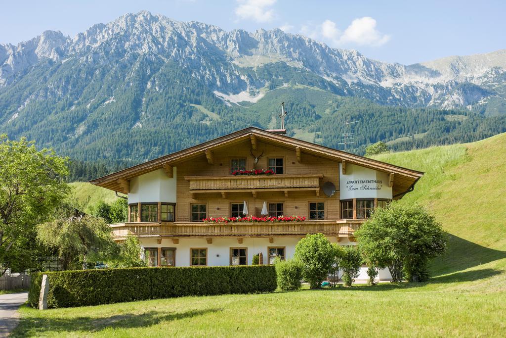 Appartementhaus Zum Schneider Scheffau am Wilden Kaiser Buitenkant foto
